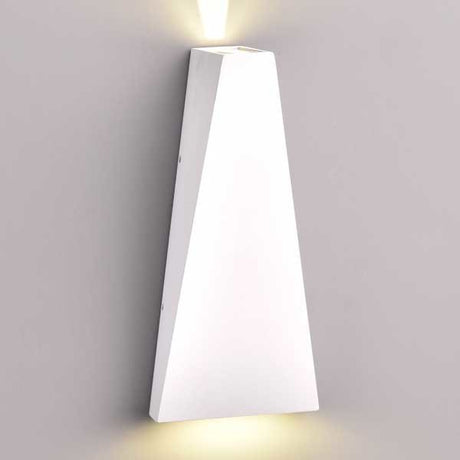 LED Wandleuchte, 6 W, 660 lm, 3000 K, IP54, weiß.
