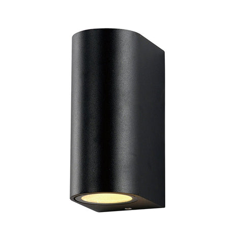 LED Wandleuchte, Aluminium, schwarz, IP54, 2xGU10, AC220-240V.