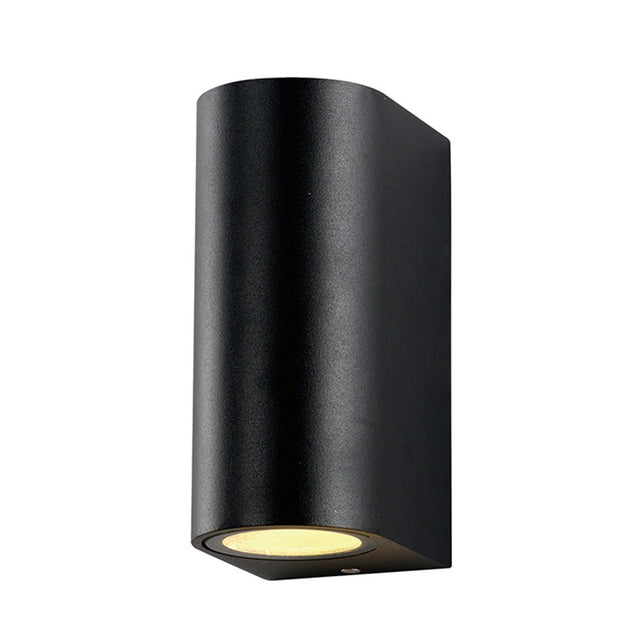 LED Wandleuchte, Aluminium, schwarz, IP54, 2xGU10, AC220-240V.