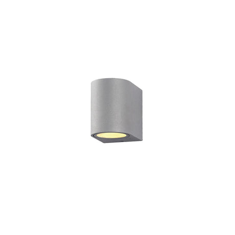 LED Wandleuchte, Aluminium, silber, IP54, GU10, AC220-240V.