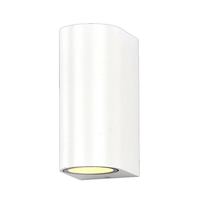 LED Wandleuchte, Aluminium, weiß, IP54, 2xGU10, AC220-240V.