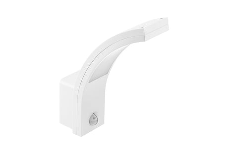 LED Wandleuchte mit Bewegungsmelder, 10W, 900lm, IP54, weiß.