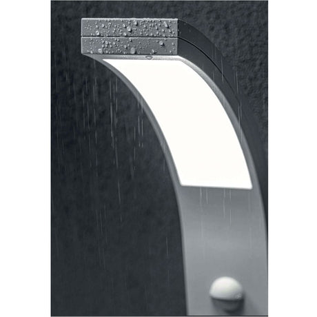 LED Wandleuchte mit Bewegungsmelder, 10W, 900lm, IP54, weiß.