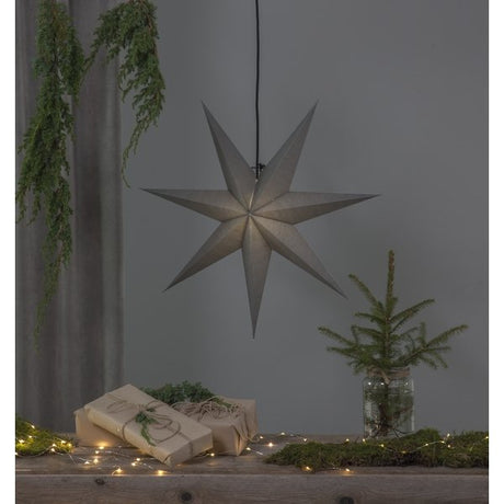 Moderner  Weihnachtsstern, anthrazit.