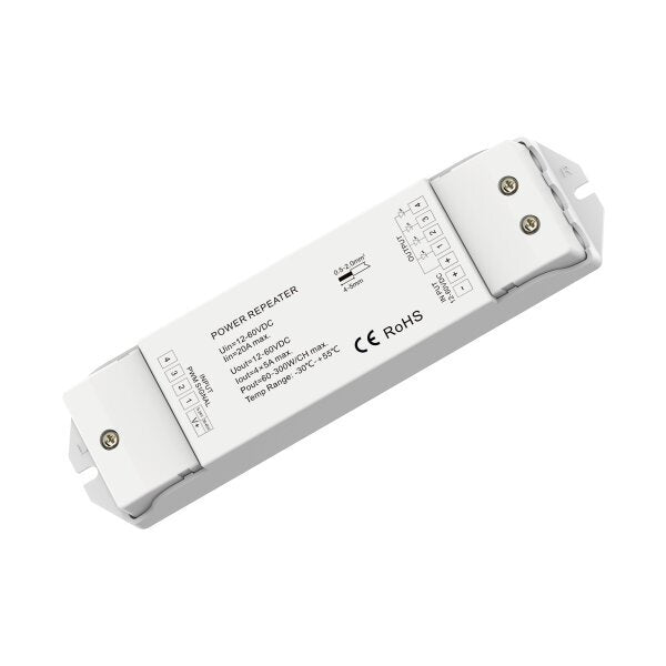 Power Repeater für LED Streifen, 12-60VDC.