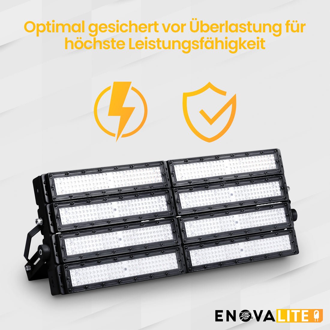 Profi Stadion Fluter, 400 W, 5000 K (neutralweiß), 52000 lm, IP66, Meanwell Driver, LUMILEDS LED.