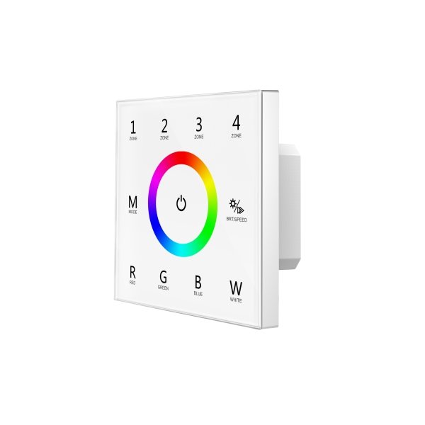 RGBW Wandschalter, Wandcontroller für LED Stripes.