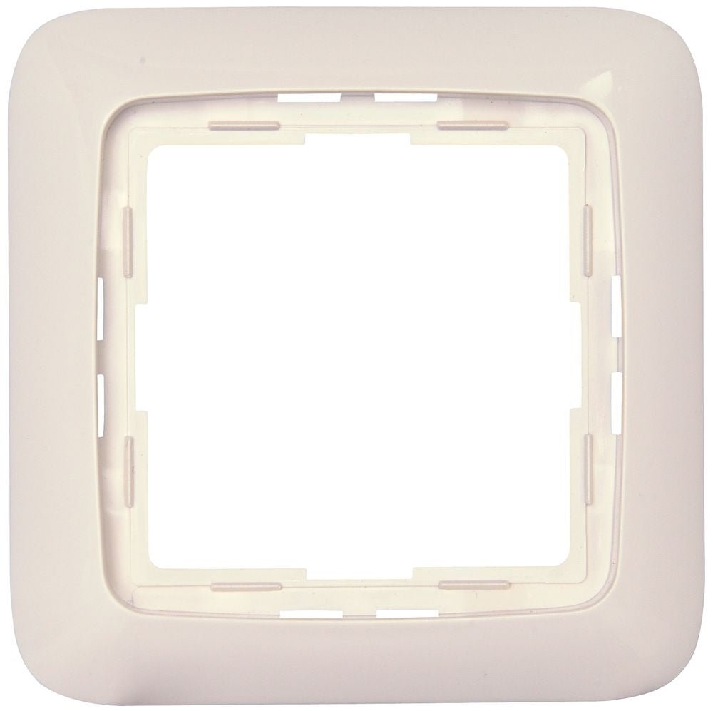 RIVO, Abdeckrahmen, 1-fach, reinweiß.