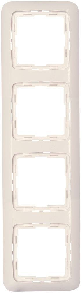 RIVO, Abdeckrahmen, 4-fach, reinweiß.