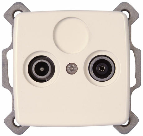 RIVO, Antennensteckdose TV/RF, UP, reinweiß.