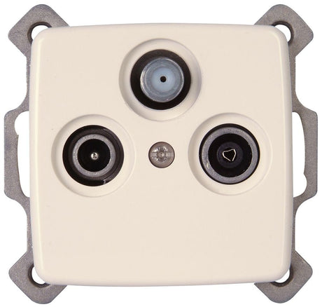 RIVO, Antennensteckdose TV/RF/SAT, UP, digitaltauglich, reinweiß.