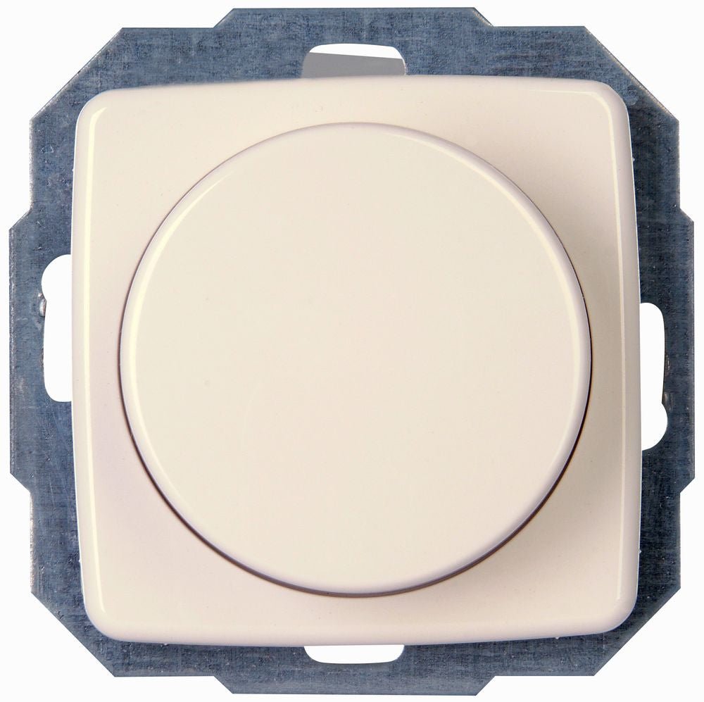 RIVO, Druck-Wechsel-Universaldimmer, UP, reinweiß.