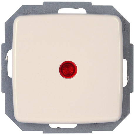 RIVO, Kontroll-Schalter, UP, rot beleuchtet, reinweiß.