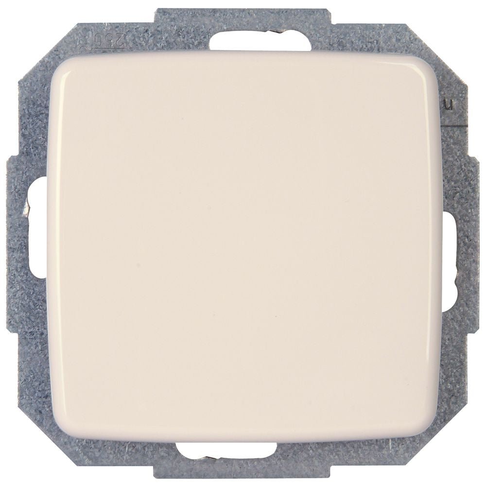 RIVO, Kreuzschalter, UP, reinweiß.