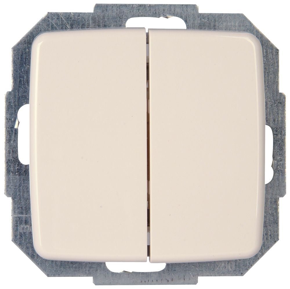 RIVO, Serienschalter, UP, reinweiß.