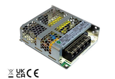 Schaltnetzteil, geschlossen, 36 W, 24 V, 1,5 A.