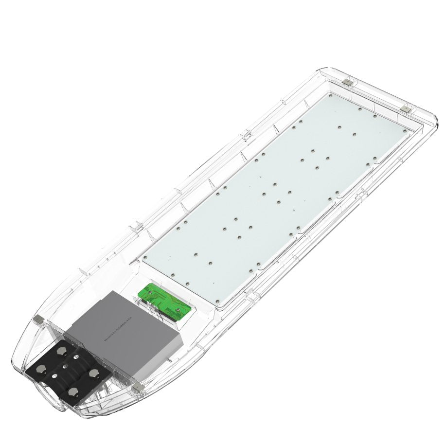 Solar-Straßenleuchte mit PIR Sensor, Parkplatzleuchte 10W PV, 1200lm, 6500K, IP54.