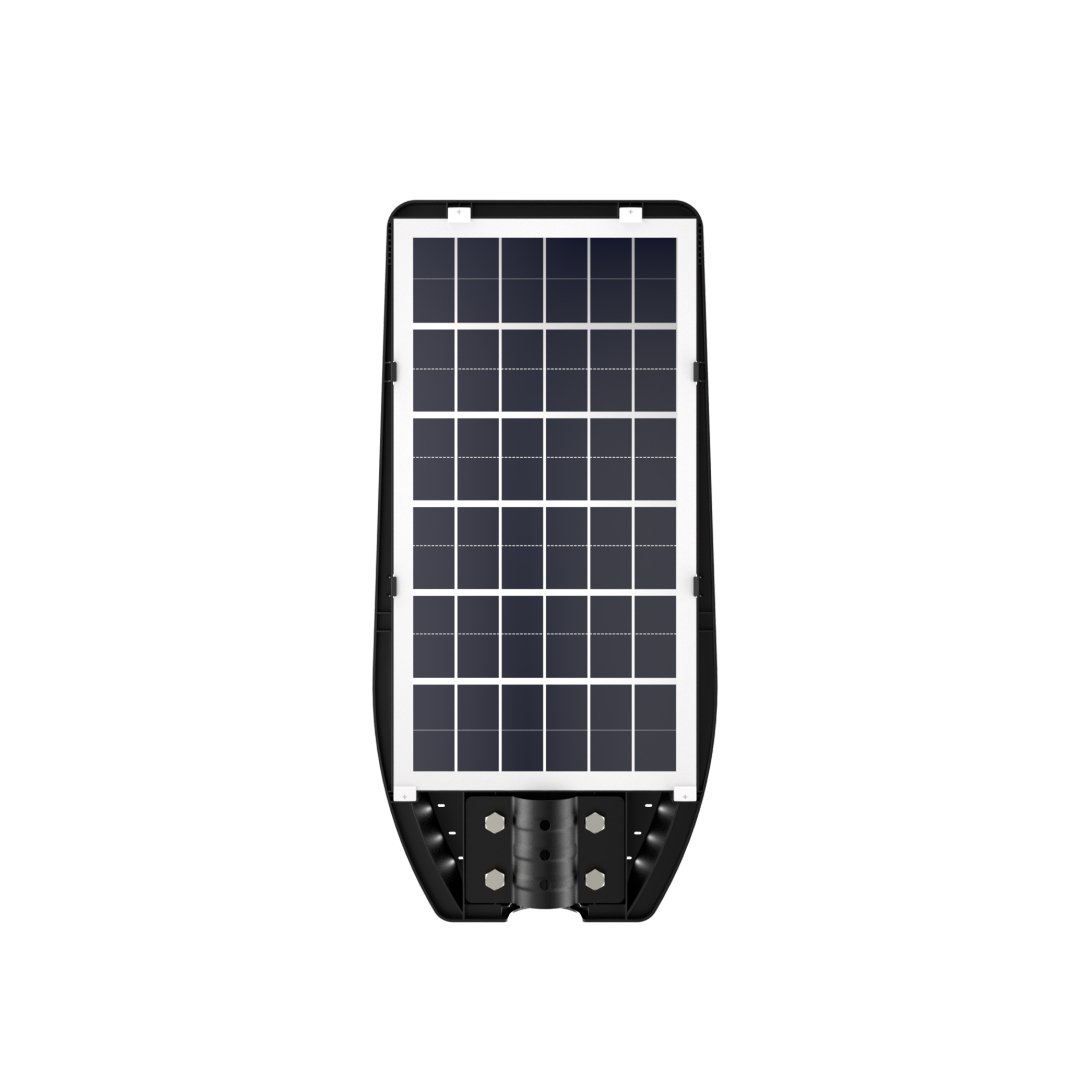 Solar-Straßenleuchte mit PIR Sensor, Parkplatzleuchte 10W PV, 1200lm, 6500K, IP54.
