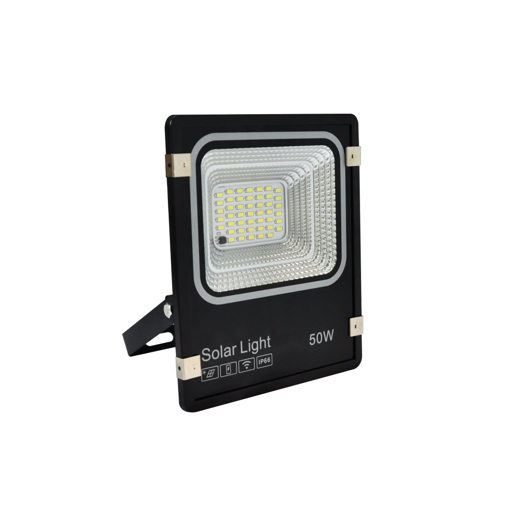 Solarstrahler, LED-Fluter, Solar mit Akku, 6 W PV, 700 lm, 6500K, IP66.
