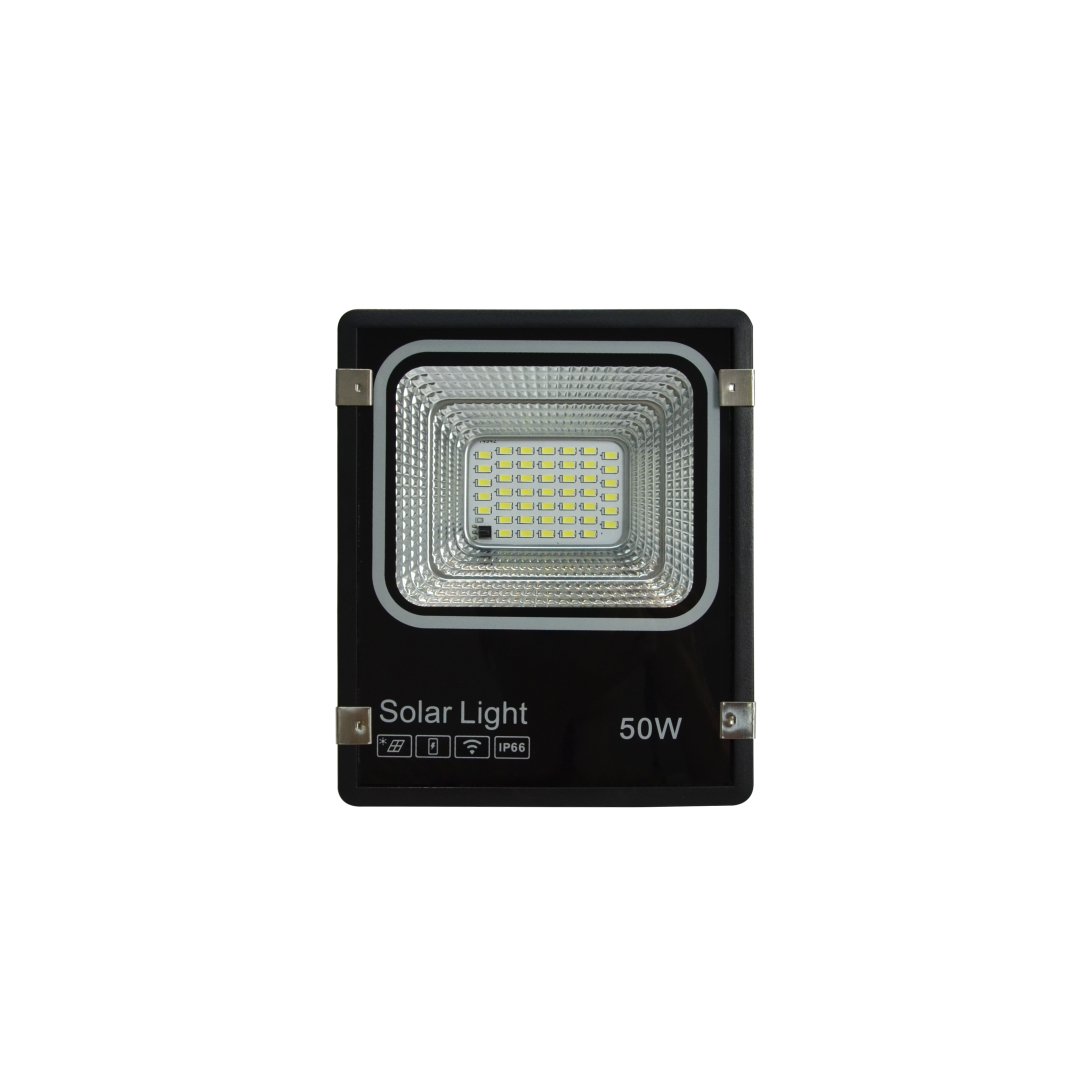 Solarstrahler, LED-Fluter, Solar mit Akku, 6 W PV, 700 lm, 6500K, IP66.