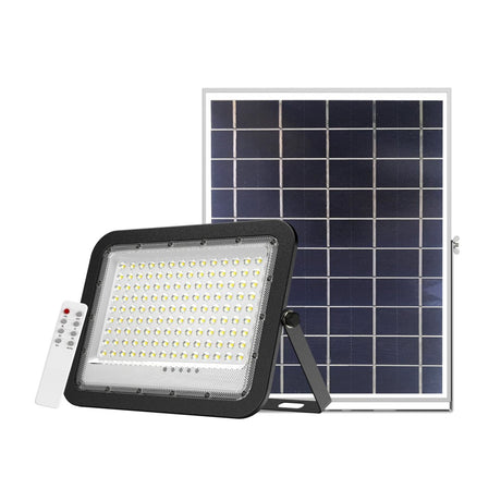 Solarstrahler PRO, LED-Fluter, Solar mit Akku, 30 W PV, 3800 lm, 6500K, IP65, Aludruckguss  Lichttechnik24.de.