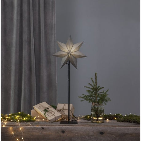 Stehender Weihnachtsstern, anthrazit.