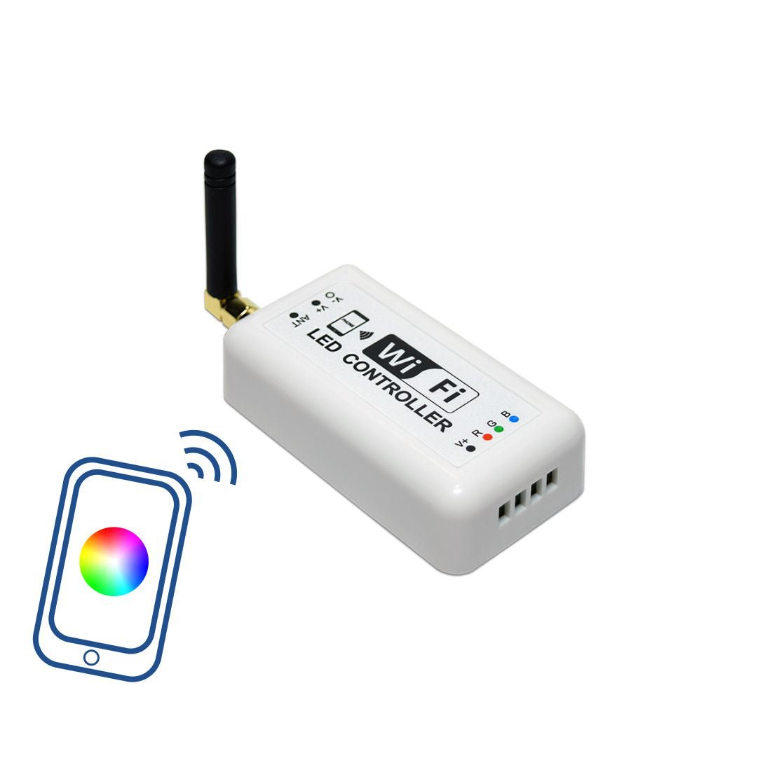 Steuergerät für LED Stripes, WIFI, RGB, DC7.5-24V 12A.