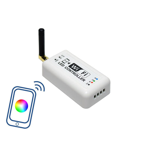 Steuergerät für LED Stripes, WIFI, RGB, DC7.5-24V 12A.