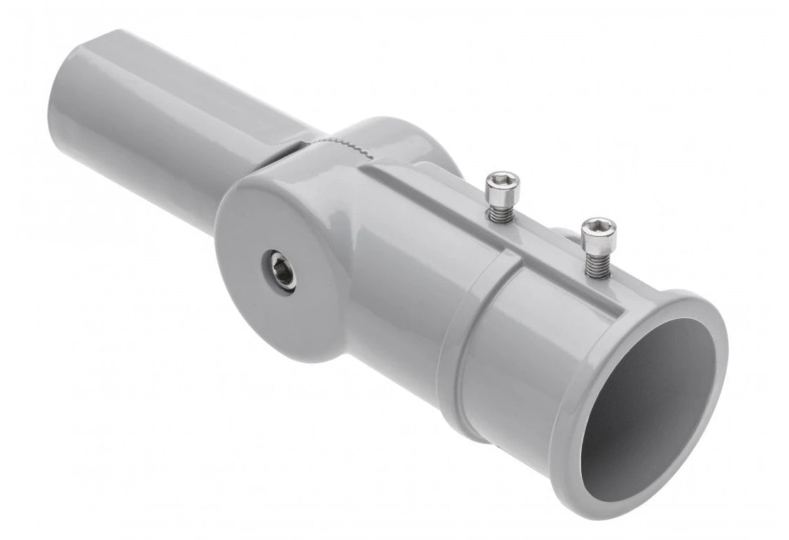 Straßenleuchtenhalterung Adapter, 50 mm, grau.