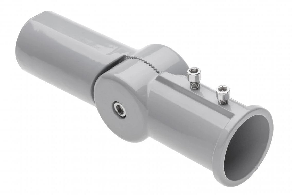 Straßenleuchtenhalterung Adapter, 60 mm, grau.