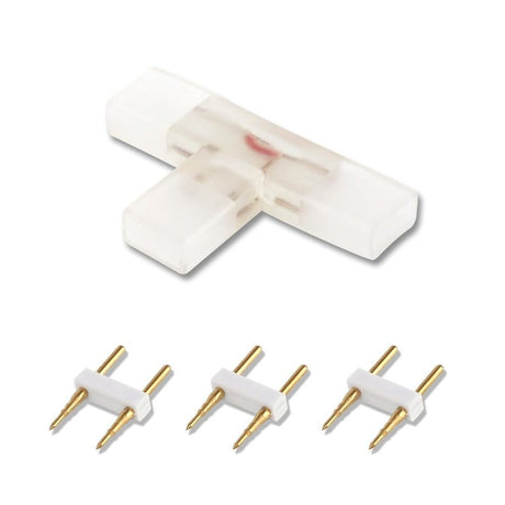Verbinder für LED-Leuchtstreifen 5050-60 in T-Form.
