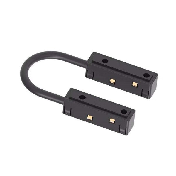 Verbindungskabel für LED-Aufbau-Schienensystem, M20/M35, schwarz.