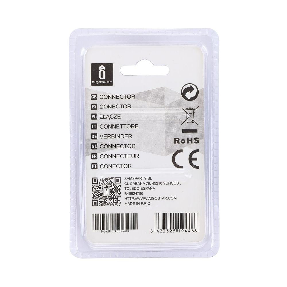 Verbindungsklemmen CMK-106, 6-polig, 2 Stk., transparent-lila.