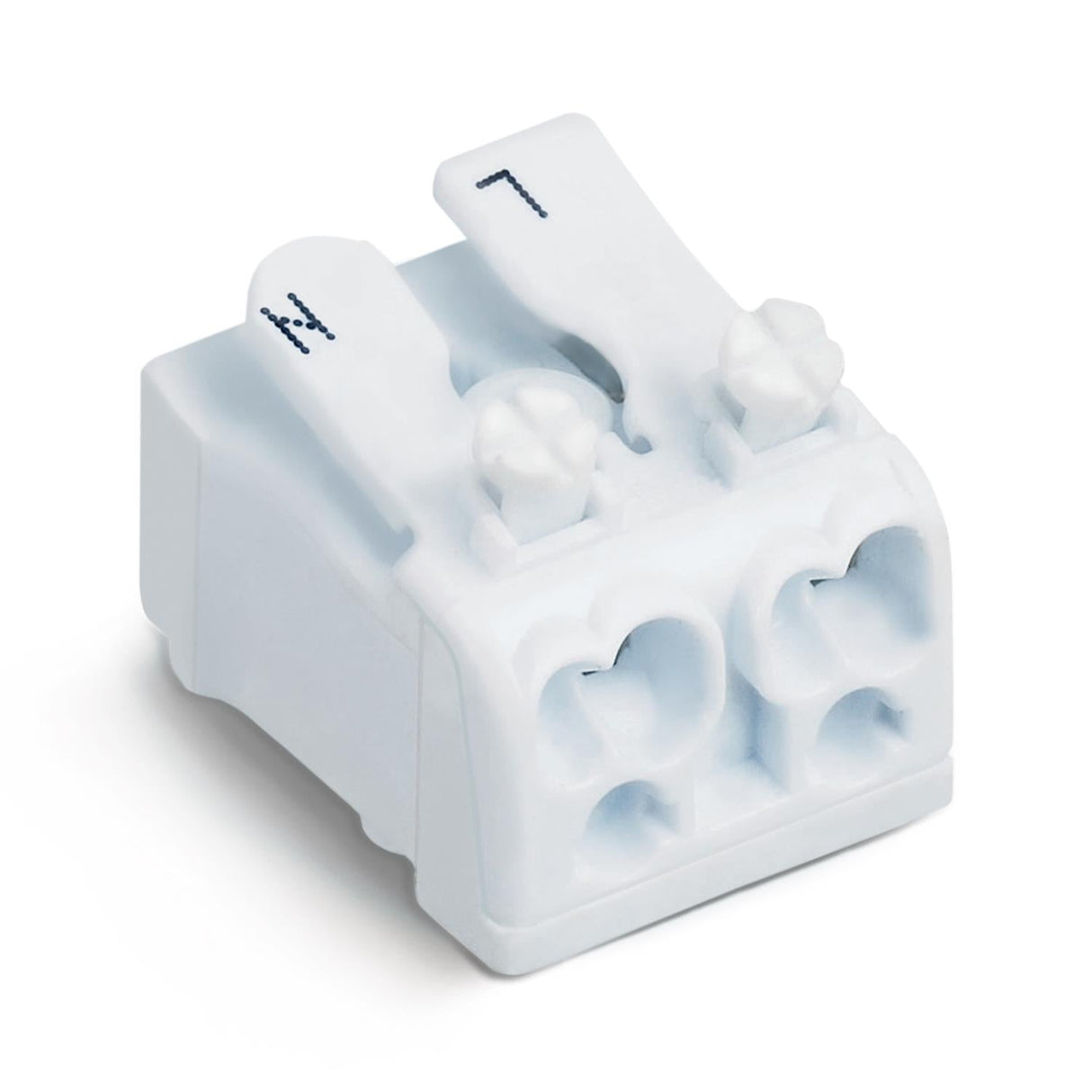 Verbindungsklemmen CMK-923-2, 2-polig, 2 Stk., weiß.