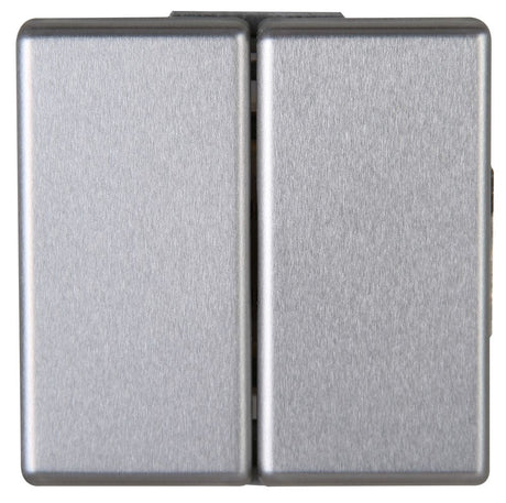 VISION, Serienschalter, UP, stahlgrau.