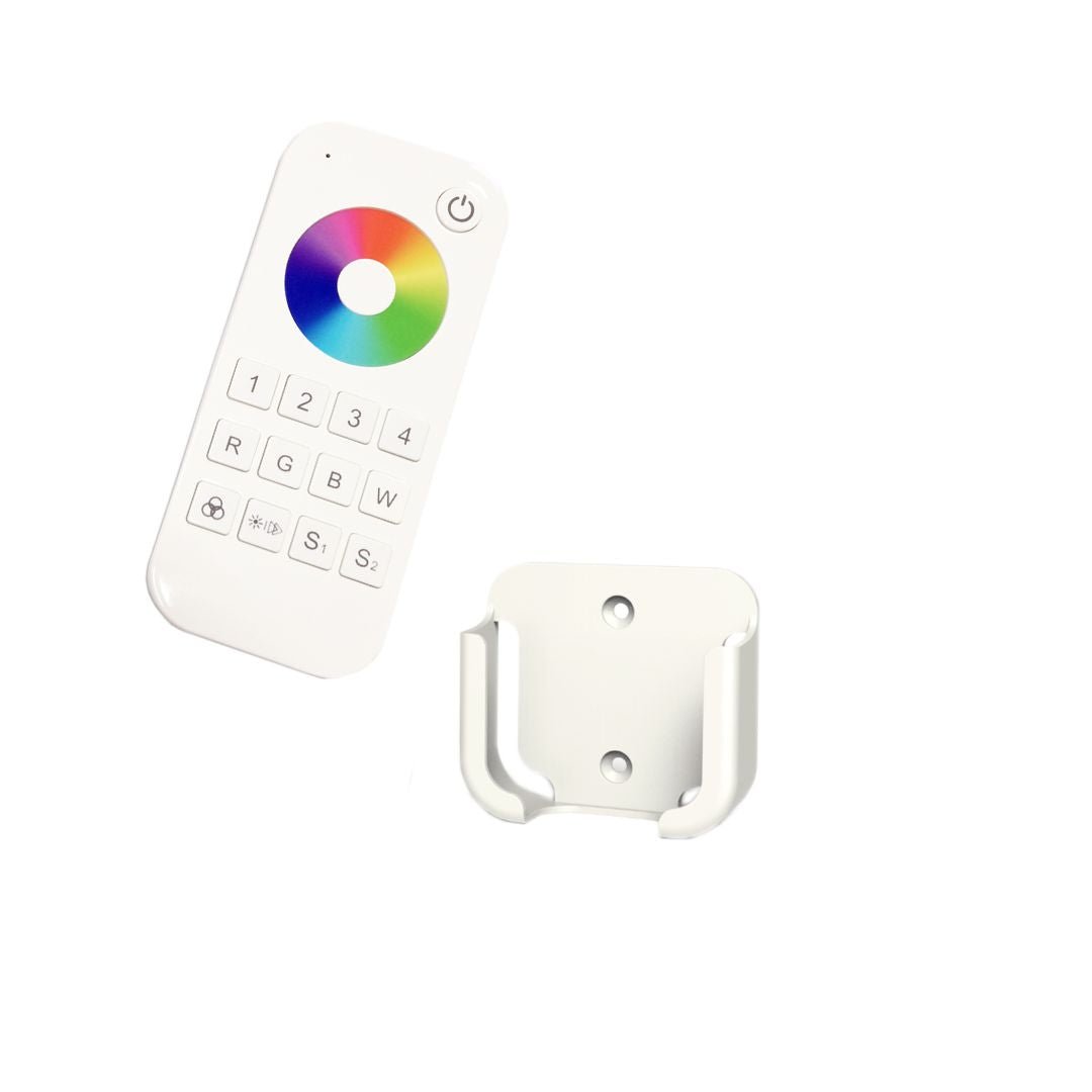 Wandhalterung für Fernbedienung, weiß.