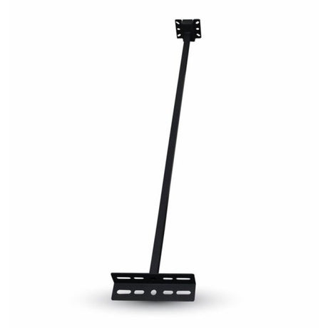 Wandhalterung für LED Fluter, 200x800mm, schwarz.