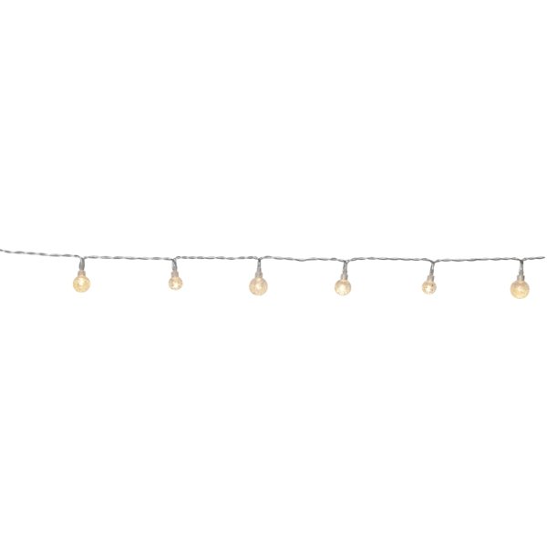 Wunderschöne Lichterkette mit kleinen Kugeln, IP44.