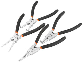 Sicherungsringzangen-Set, 7", 4-teilig.