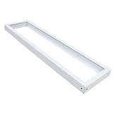 Aufbaurahmen für LED-Panel, 30x120 cm, Backlite, weiß, 6,8cm Aufbauhöhe.