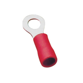 Rundsteckverbinder, isoliert, 20 Stk., 1,25 - 4 mm², 20 x 6,8 x 4,3 mm, rot.