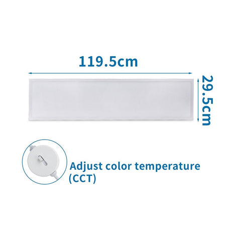 LED-Backlight-Panel, 120 x 30 cm, 32 W, 3840 lm, 3500-6000 K