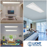 6er Pack LED-Panels, Backlit, 36 W, 120x30 cm, 6000K
