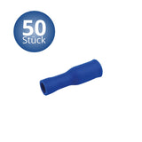 Rundsteckhülsen 1.5-2.5mm 50 Stück blau in Plastikbox