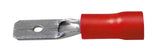 Flachstecker 0,8 x 2.8 mm 50 Stück Rot in Plastikbox