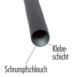 Schrumpfschlauchrolle 50 m, 3:1, 4,8 mm, Farbe schwarz