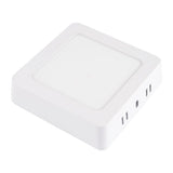 LED-Aufbaupanel,  6W, 480lm, 2800K, viereckig.