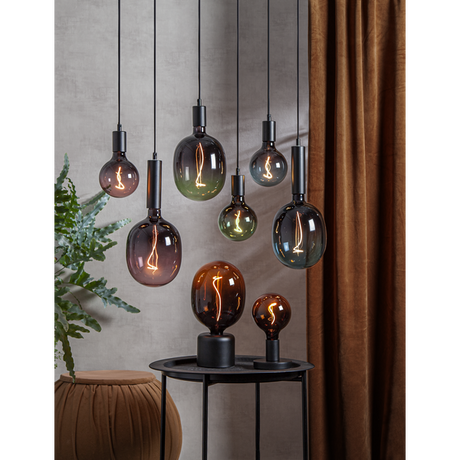 Dekorative dimmbare LED Leuchte im industrial Design mit wunderschönem Colour-Mix.