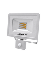 LED-Fluter mit Bewegungsmelder, 30 W, 4000 K (neutralweiß), 3000 lm, weiß, IP65, TÜV-geprüft
