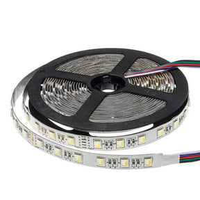 LED-Streifen, 8000 lm, 24V, RGB + kaltweiß, 60 LEDs/m, 5m.